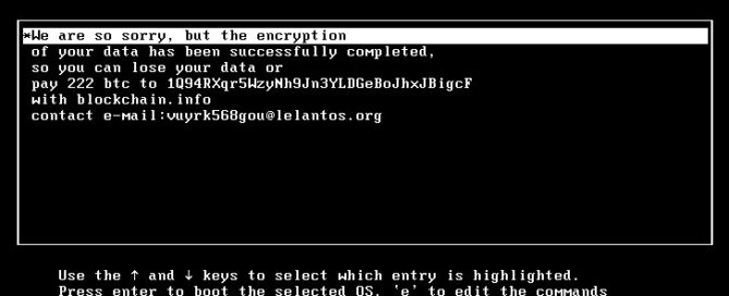 killdisk ransomeware targets linux