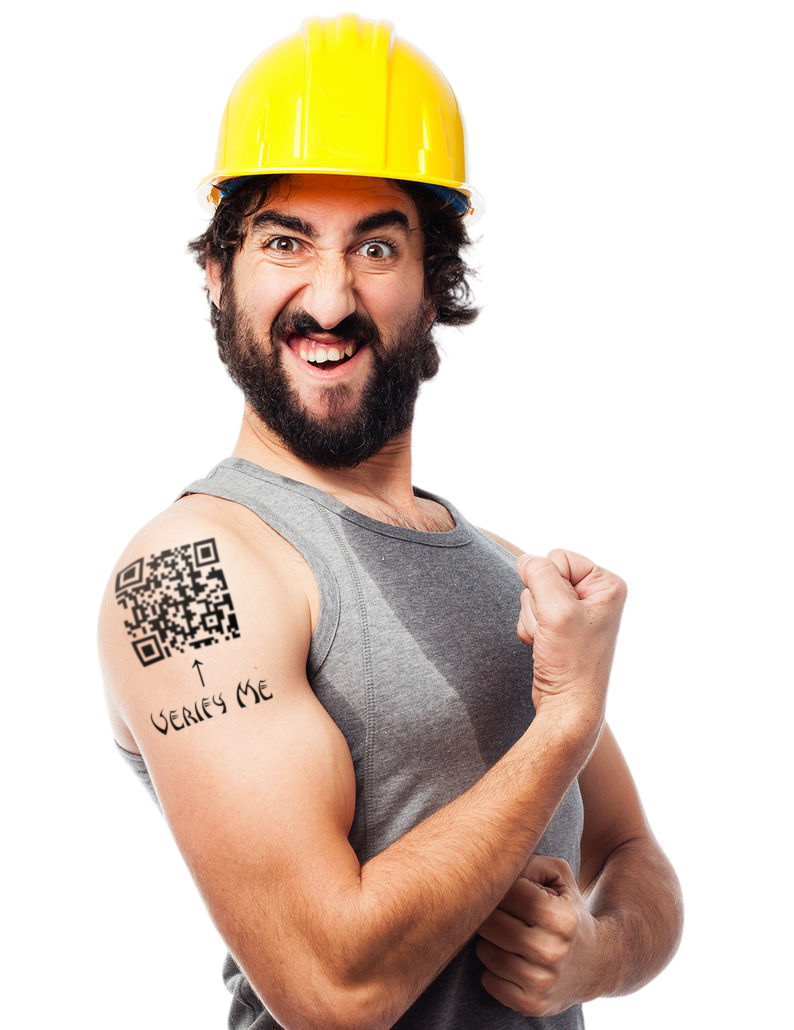 CVS QR code verification Tattoo 