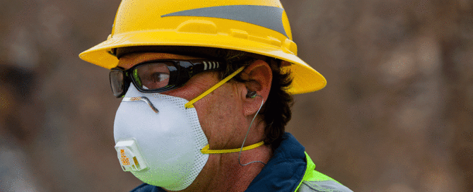 construction worker wearing PPE